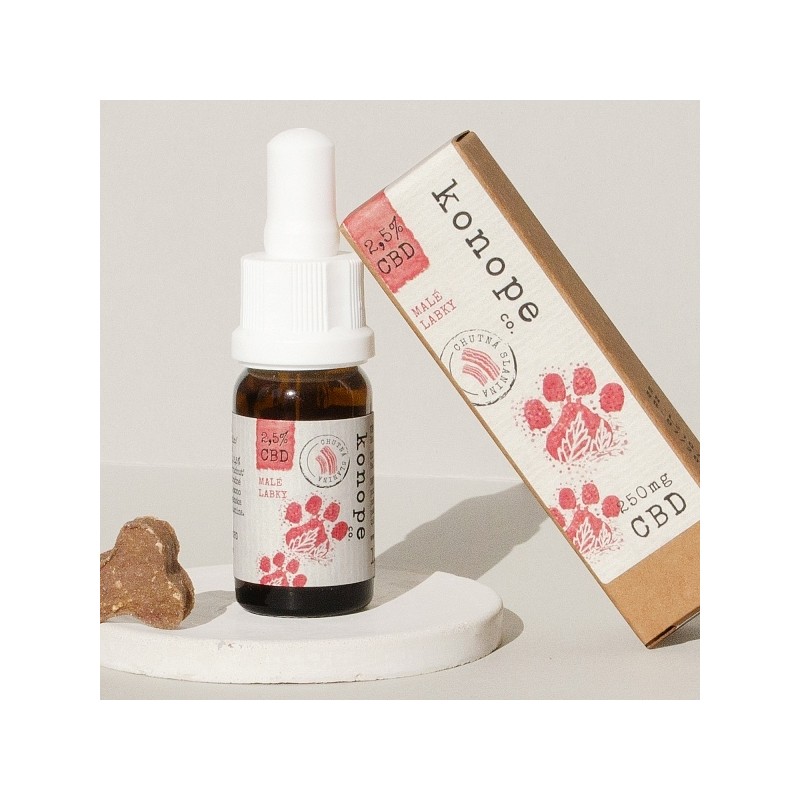 Konope CBD kapljice 2,5% aroma slanine