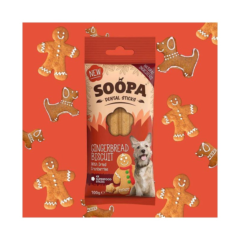 Soopa Dentals Ingverjevi piškoti 100g