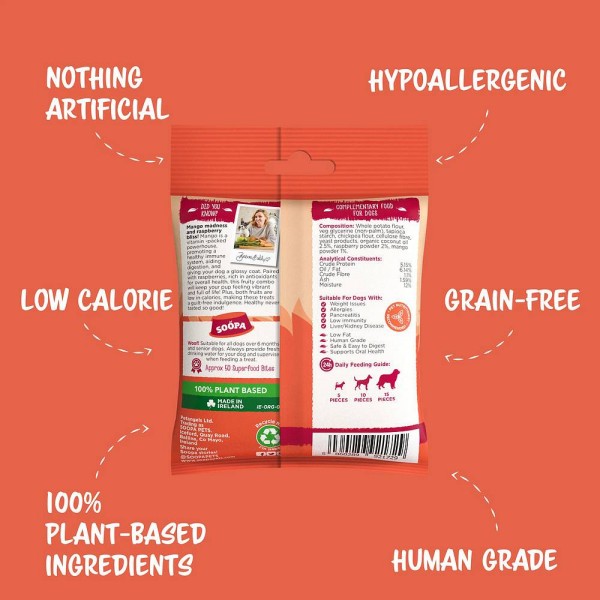 Soopa Bites Mango i malina 50g