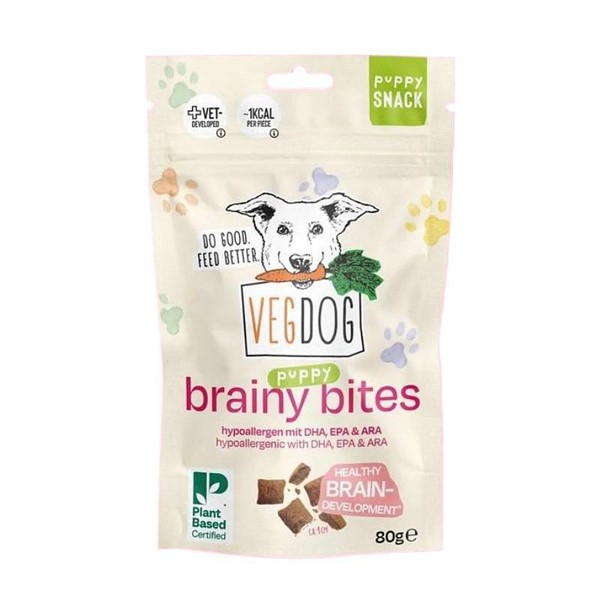 Vegdog Brainy Bites 80 g