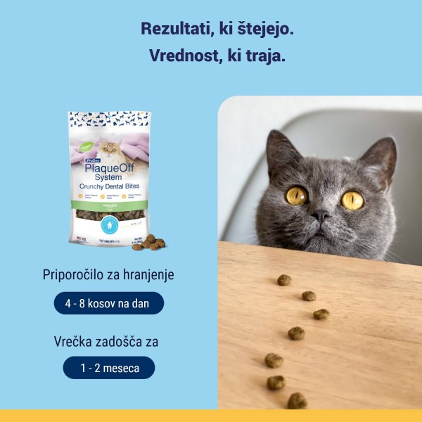 ProDen PlaqueOff Dental Bites za mačke 60g