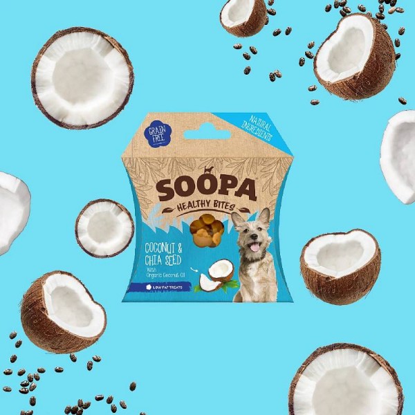 Soopa Bites Kokos i chia 50g