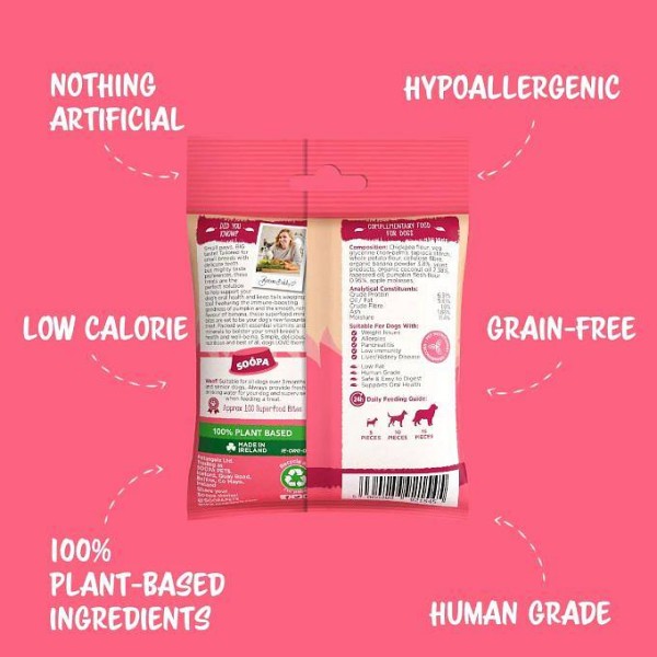 Soopa MINI Bites Banana in buča 50g