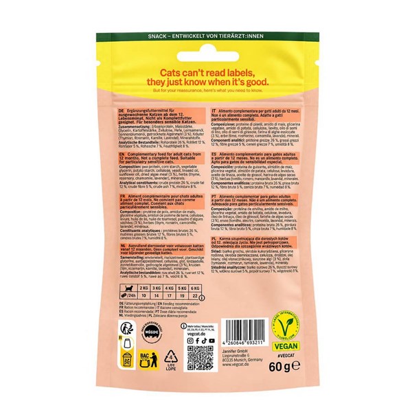 Vegcat Digestives 60g