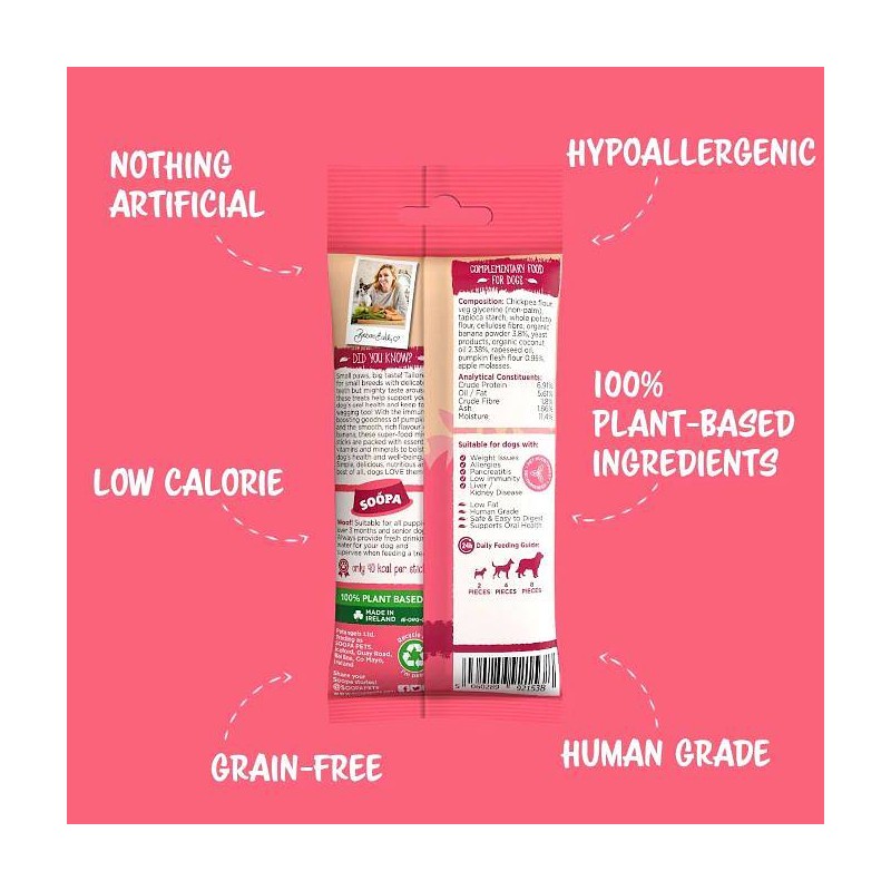 Soopa MINI Dentals Banana in buča 100g