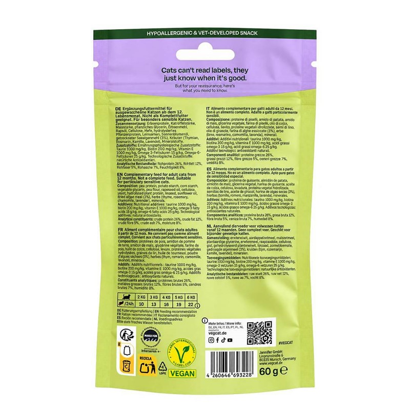 Vegcat Skincares 60g
