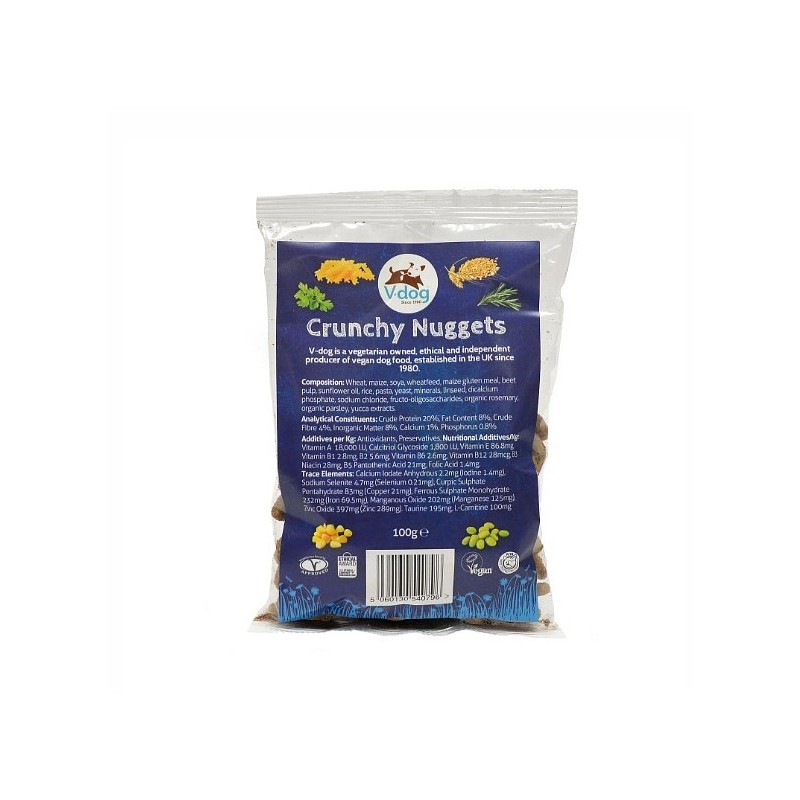 Vzorec V-dog Crunchy Nuggets 100g