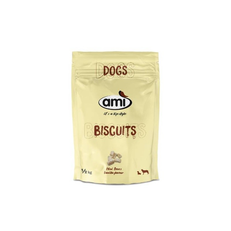 AMI Dog Cookies Vanilla 500 g 
