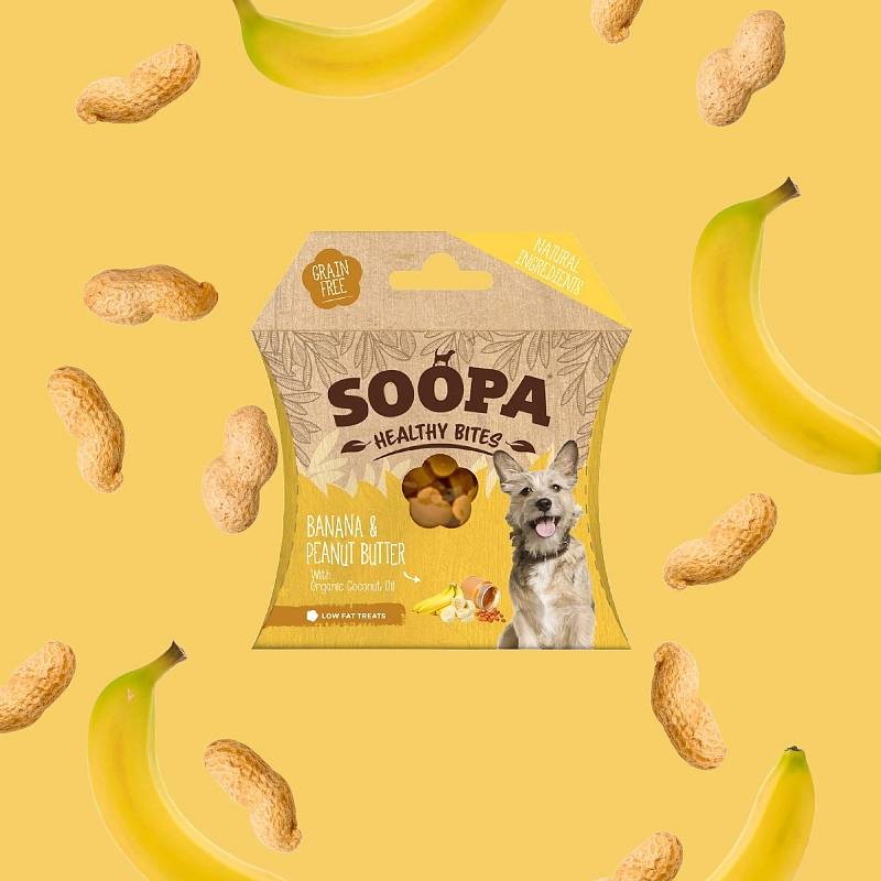 Soopa Bites Banana in arašidovo maslo 50g