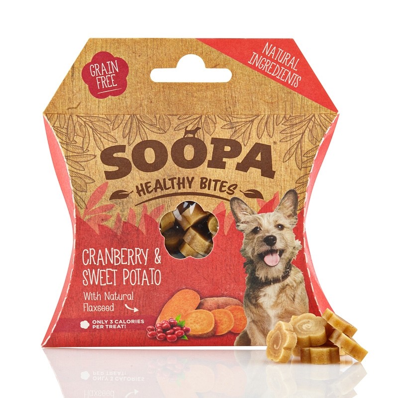 Soopa Bites brusnice in sladek krompir 50g