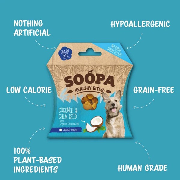 Soopa Bites Kokos in chia 50g