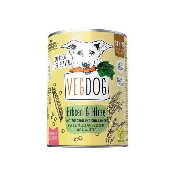 Vegdog Senior Grah in proso 400g